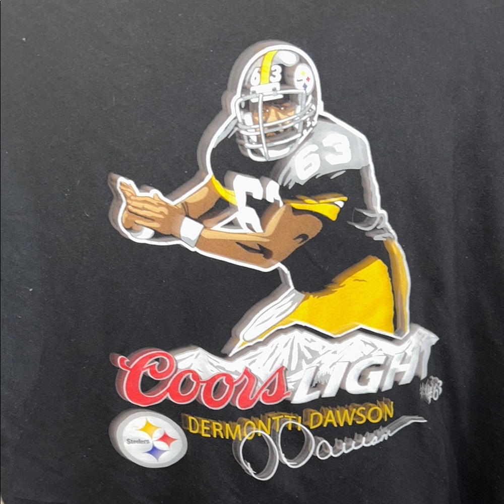 Coors Light Football Graphic T-Shirt